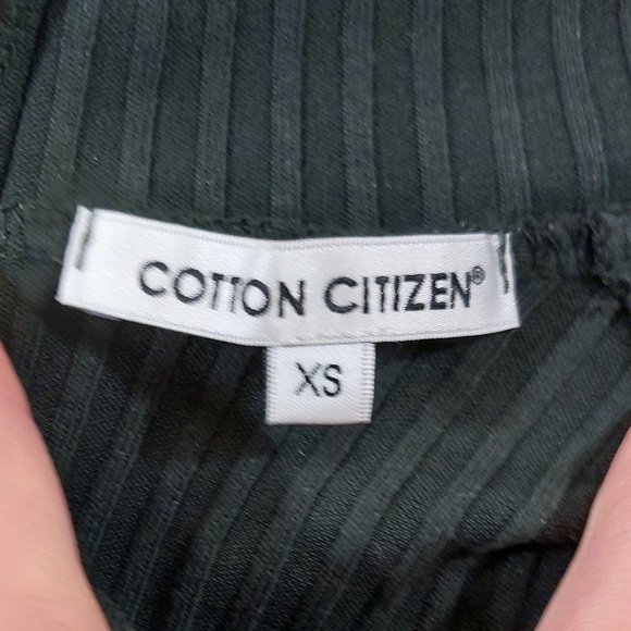 Cotton Citizen The Ibiza Mini Dress in Forest Green - Picture 8 of 9